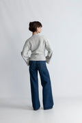 Elisabeth Knit Cardigan - Ljusgrå Melerad