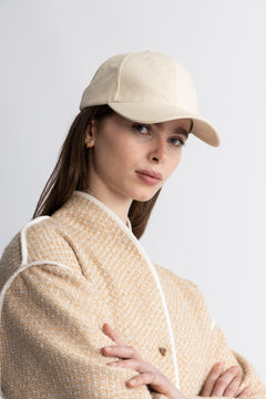 Lotta Linen Cap - Sand