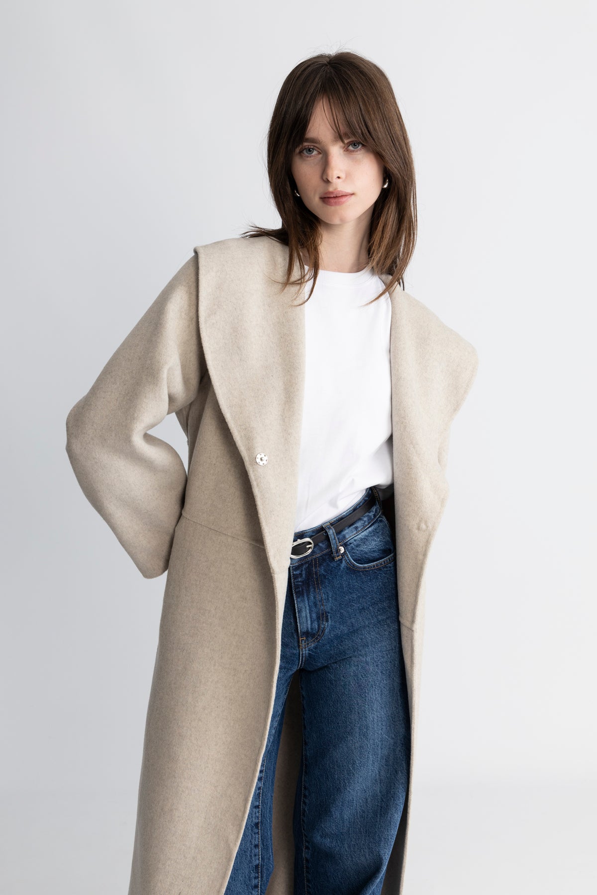 Mette Wool Coat - Light Sand