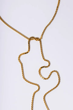 Gold Box Chain Rope - Gold