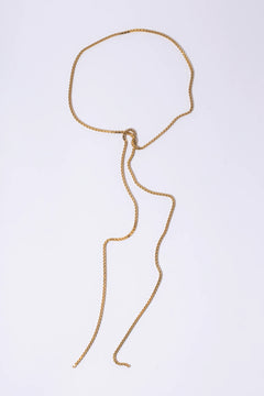 Gold Box Chain Rope - Gold