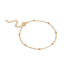 Beaded Chain Bracelet - Gold