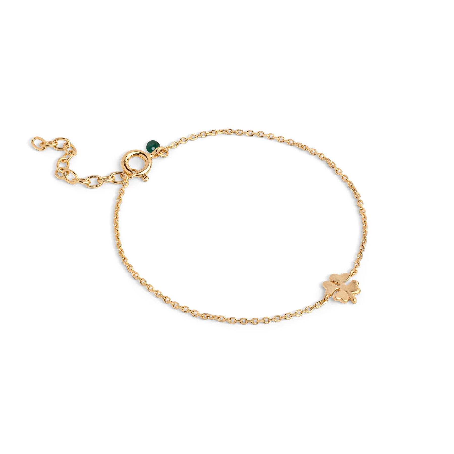 Four-Leaf Clover Bracelet - Gold