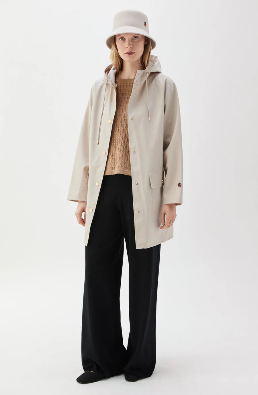 Busnel Britte Raincoat - Ljusbeige