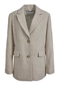 Brooklyn Blazer - Cream Herringbone