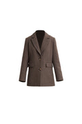 Brooklyn Blazer - Taupe Herringbone