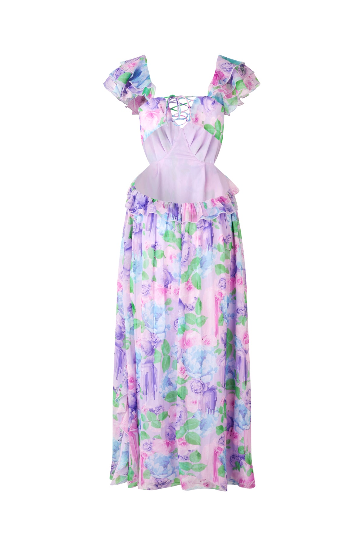 Bianca Dress - Lilac Sprayflower