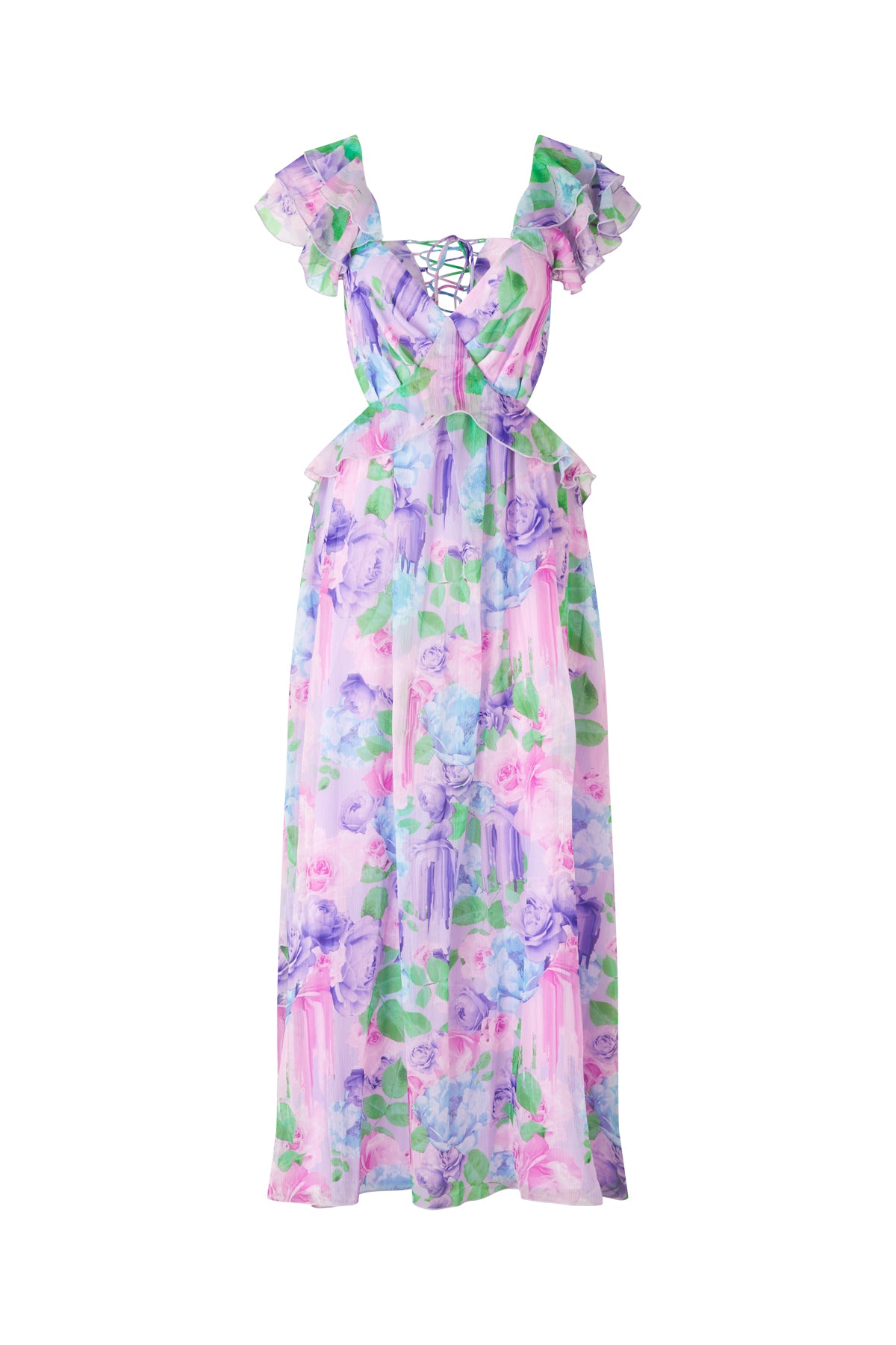 Bianca Dress - Lilac Sprayflower