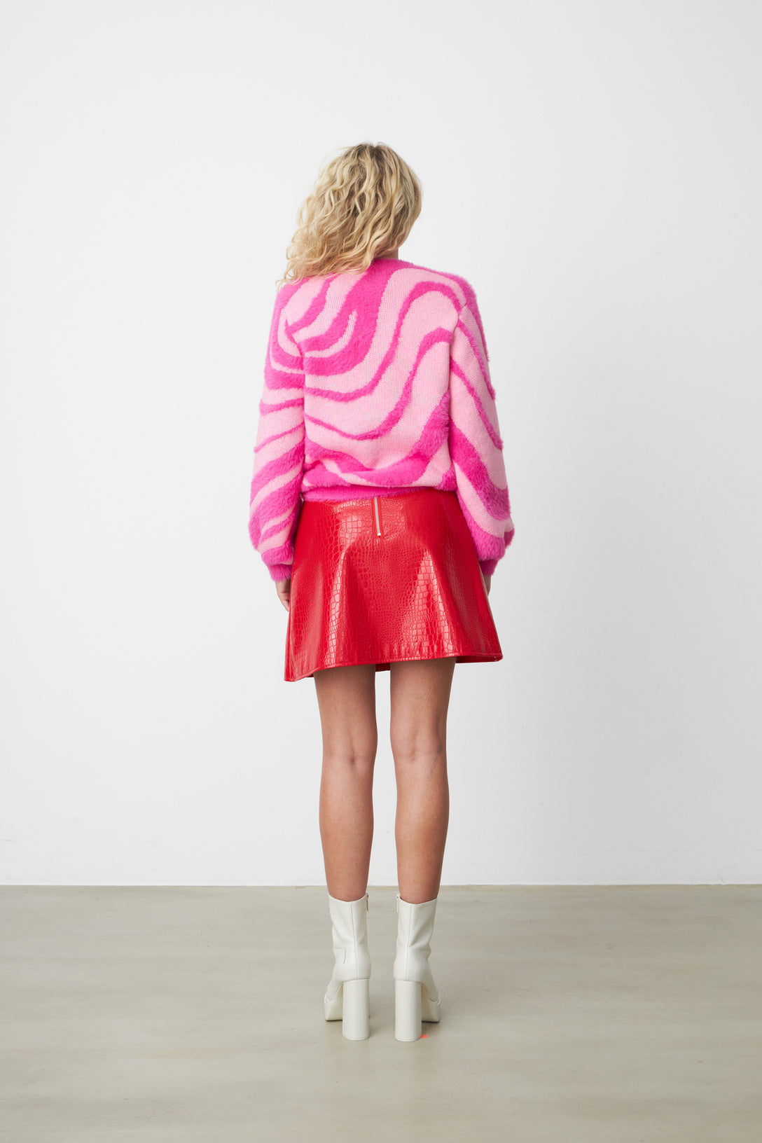 Angela Pullover - Swirl Pink