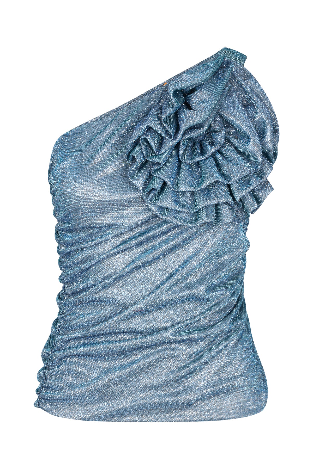 SATC Top - Blue Silver