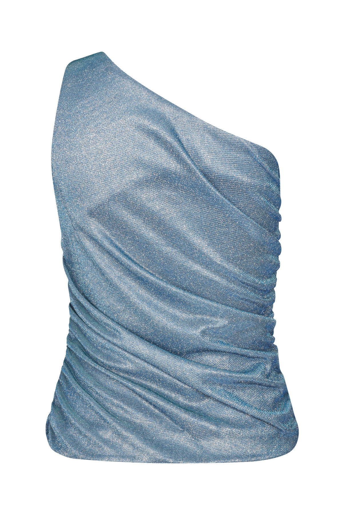 SATC Top - Blue Silver