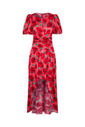 Elaine Dress - Coral Roses