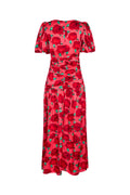 Elaine Dress - Coral Roses