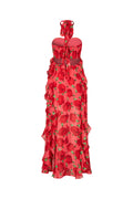 Valentina Dress - Coral Roses