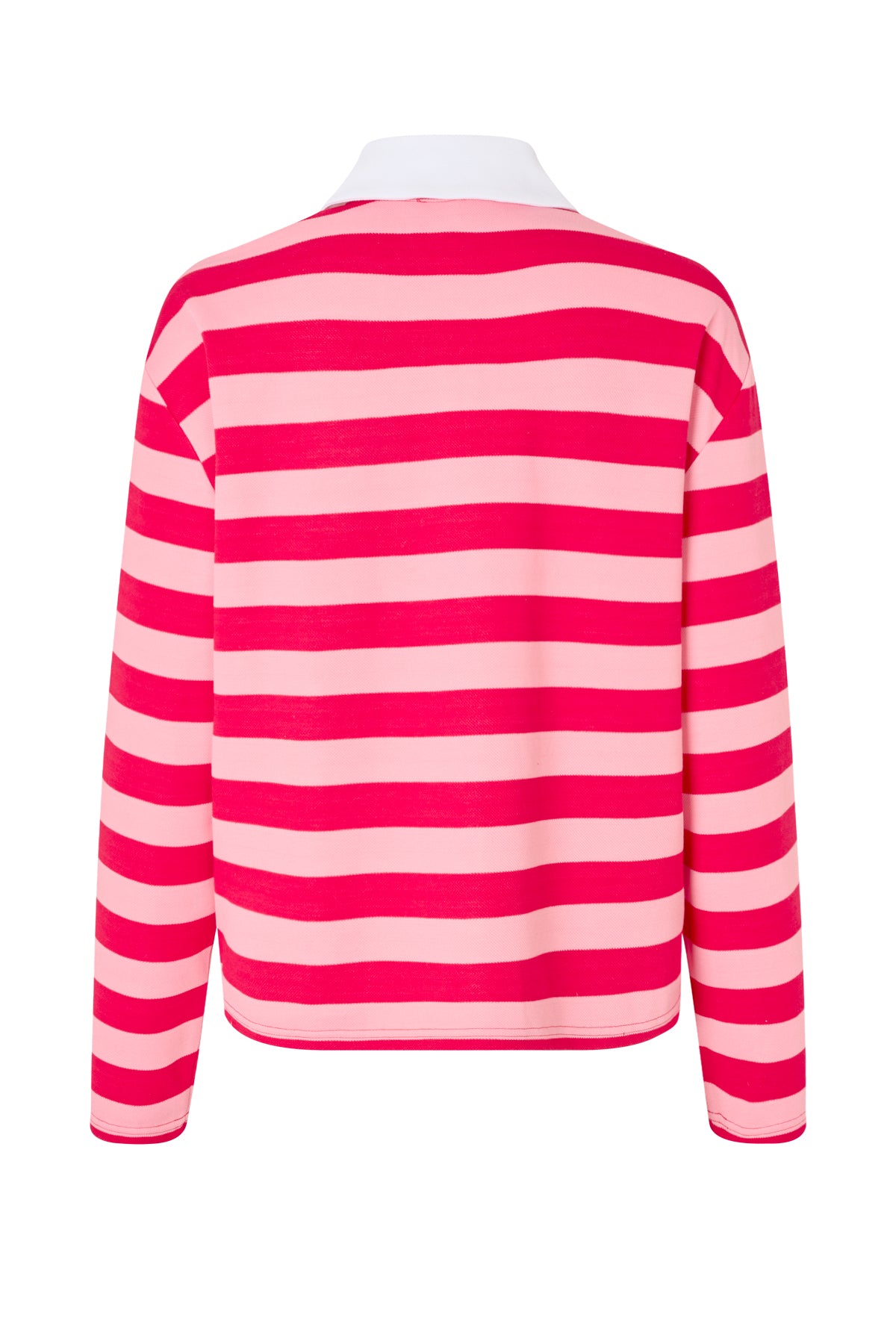 Bea Blouse - Pink Red Stripe