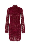 Brenda Dress - Bordeaux
