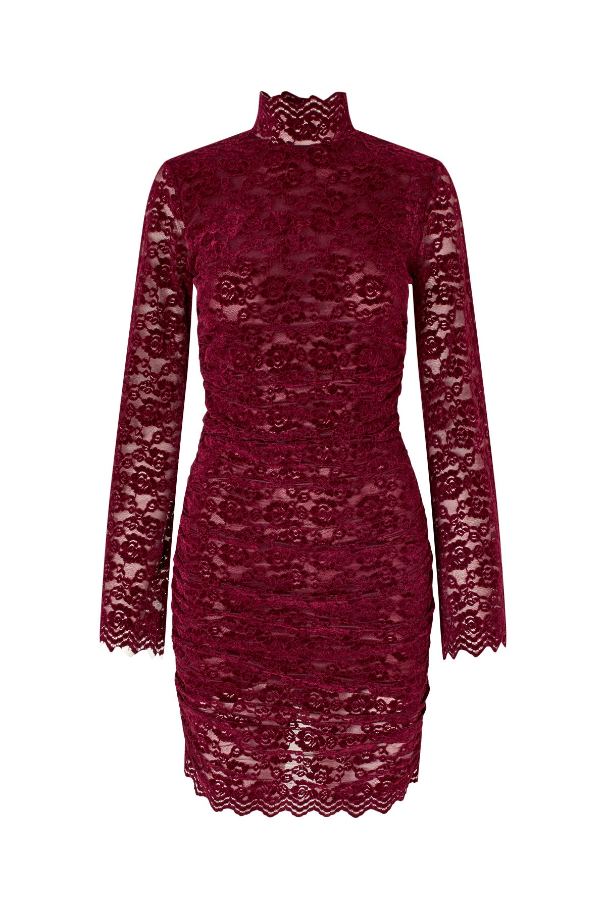 Brenda Dress - Bordeaux