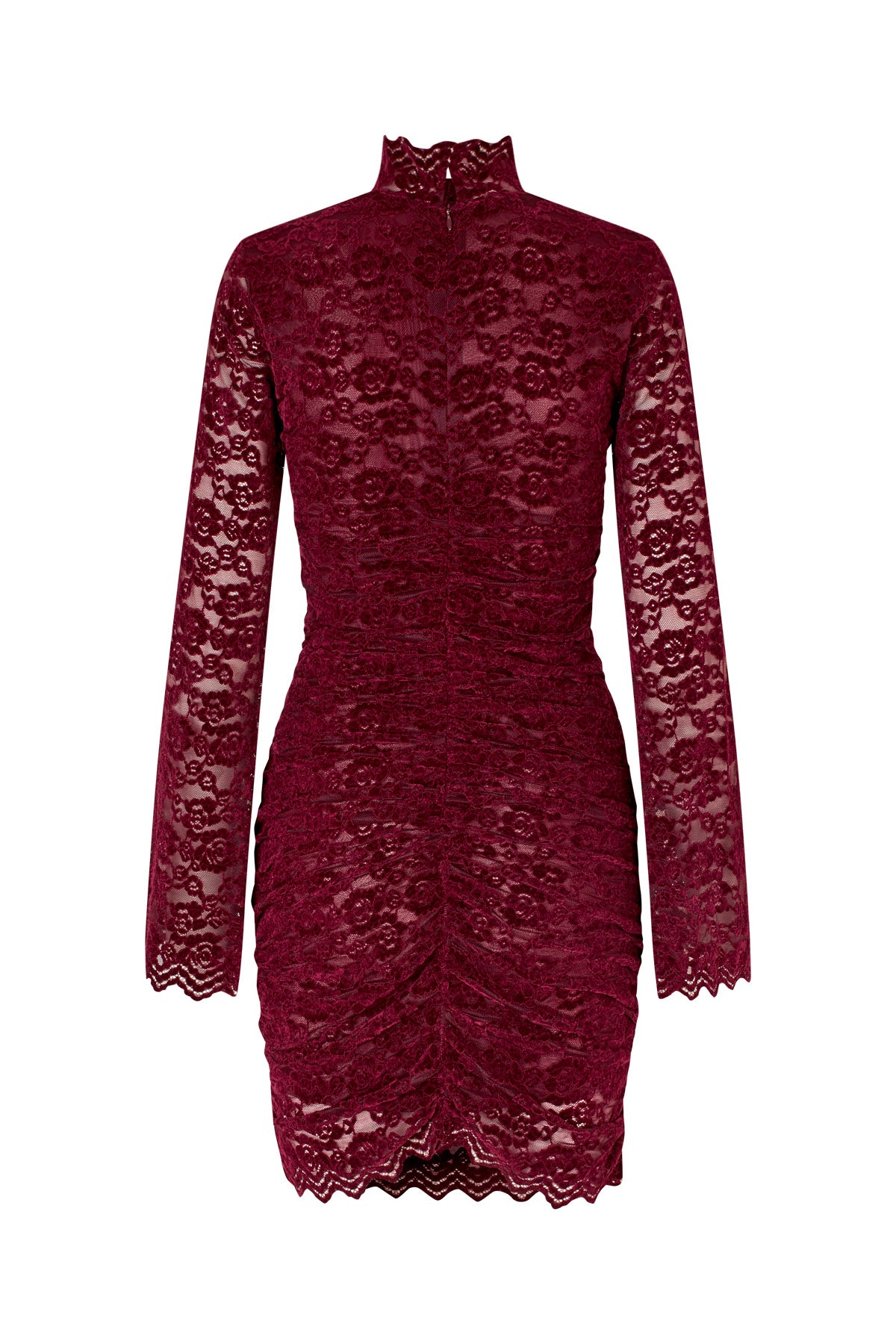 Brenda Dress - Bordeaux