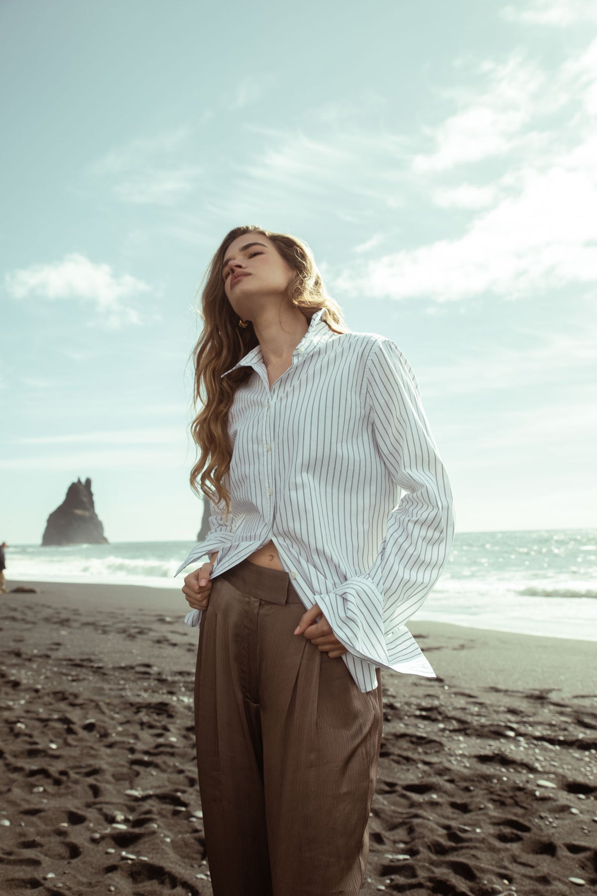 Fritila Shirt - Black Stripe