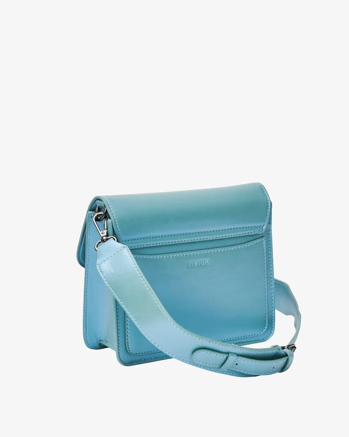 Cayman Pocket Shiny Structure - Blue Mist