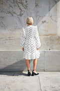 Westerncras Dress - White Polka