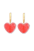 Jelly Heart Hoops - Watermelon