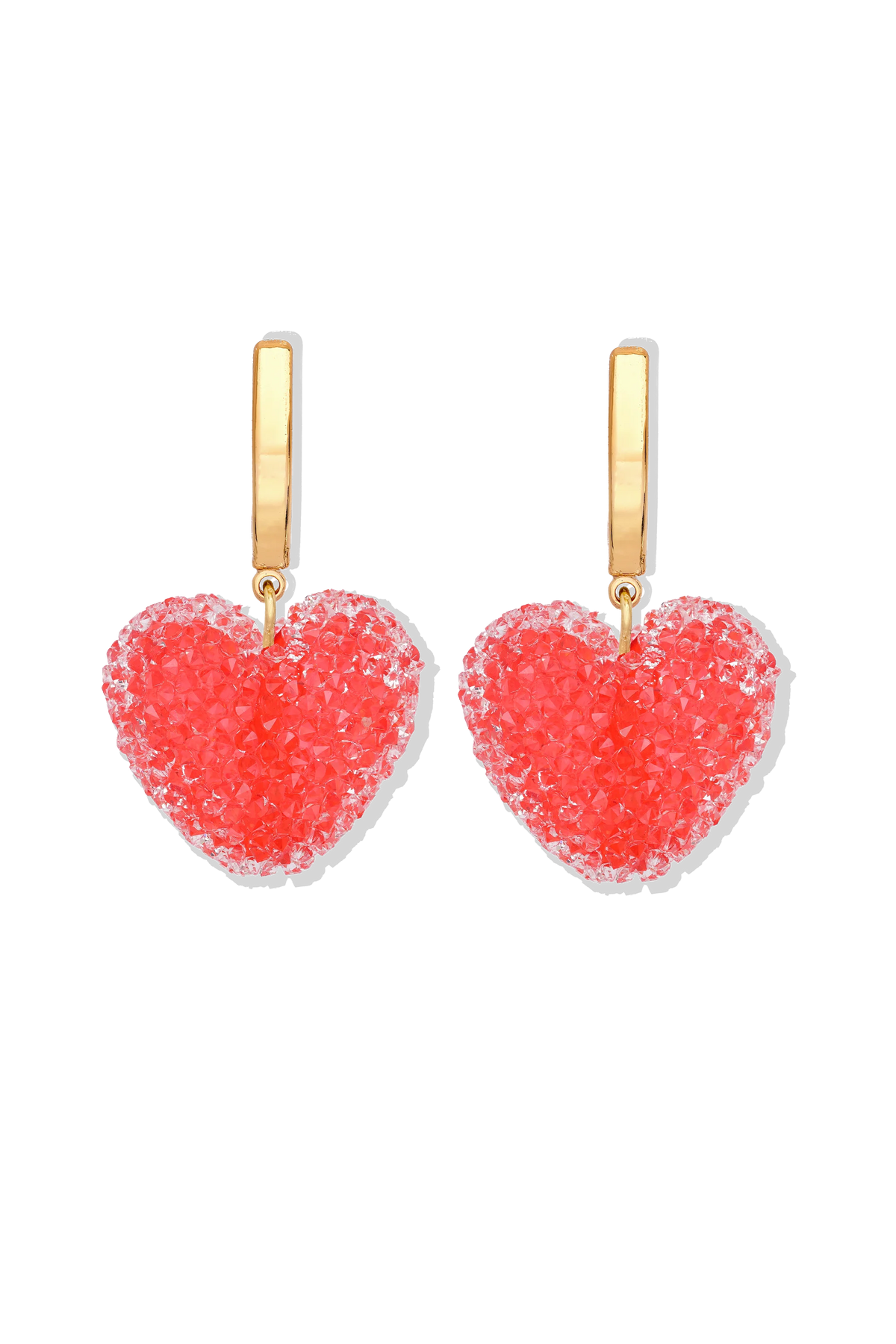 Jelly Heart Hoops - Watermelon