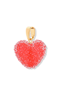 Jelly Heart Pendant Classic Connector - Vattenmelon