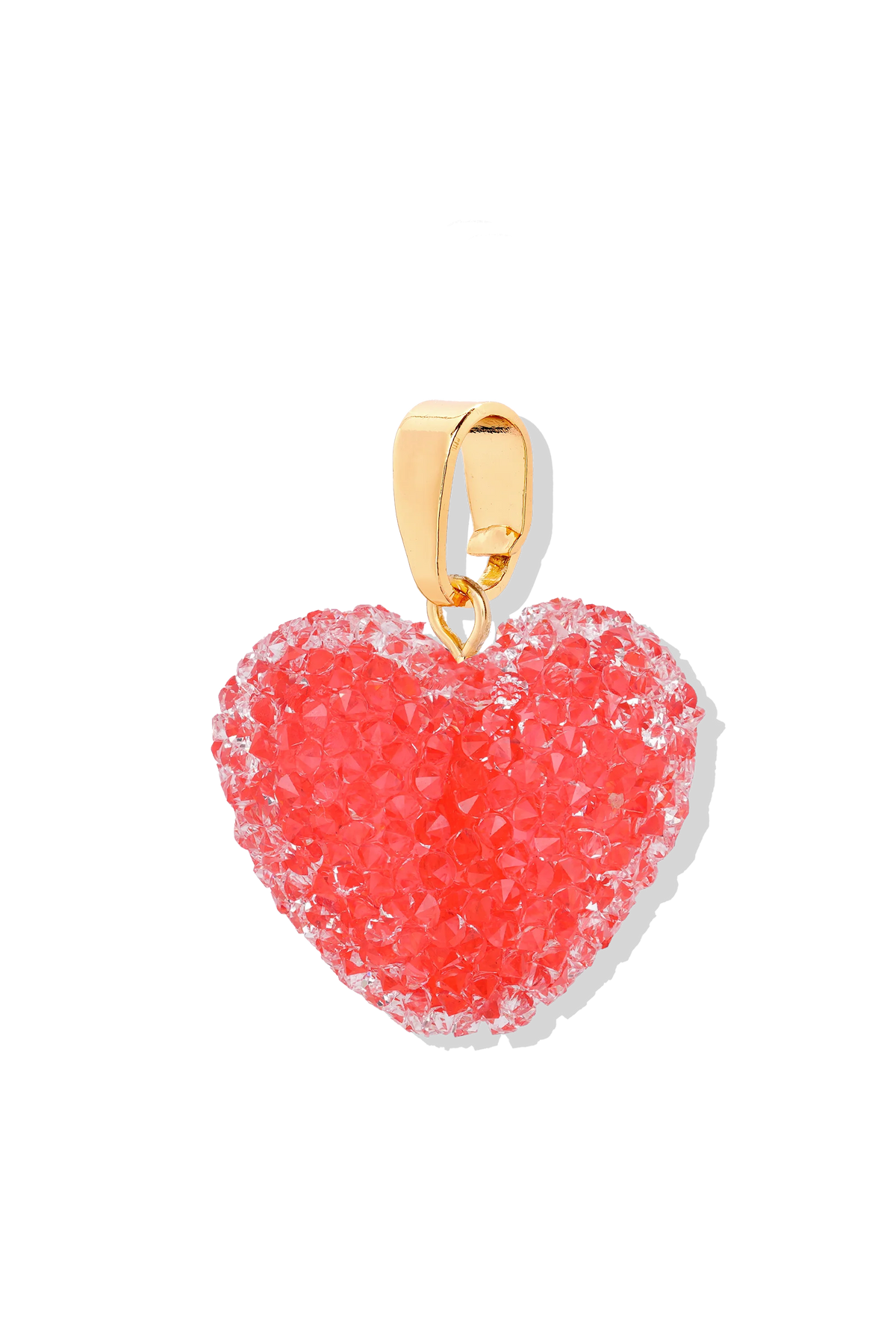 Jelly Heart Pendant Classic Connector - Vattenmelon