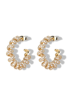 Wine Opener Earrings - Gold