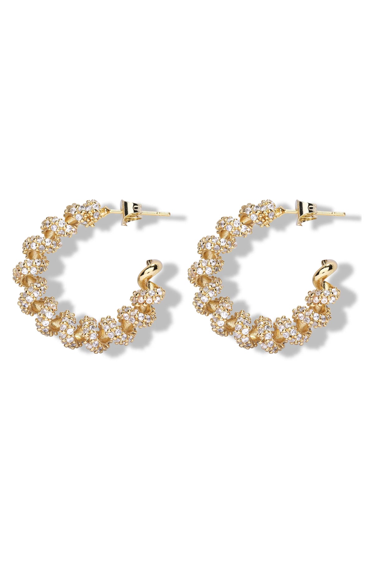 Wine Opener Earrings - Gold