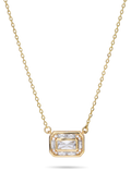 Baguette Frame Necklace - Gold