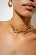 Cuff It Lariat Necklace - Guld