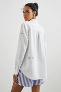 Charli - White Palm Tree Eyelet