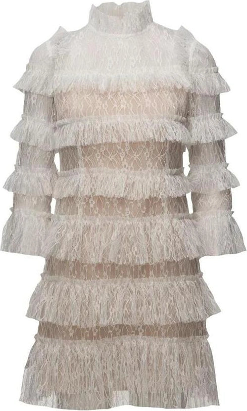 Carmine Mini dress - Cloudy White - By Malina - Kjoler - VILLOID.no