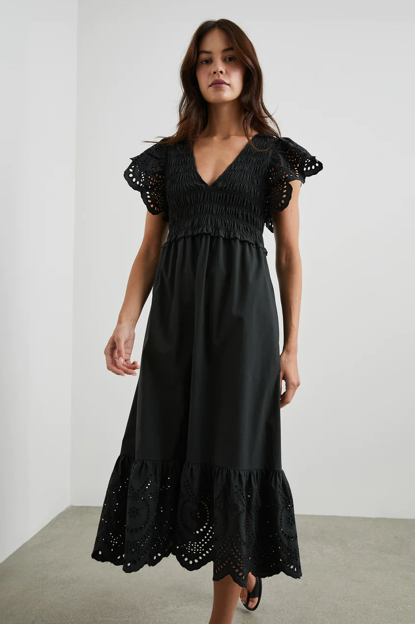 Clementine - Black Eyelet
