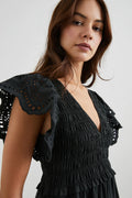 Clementine - Black Eyelet