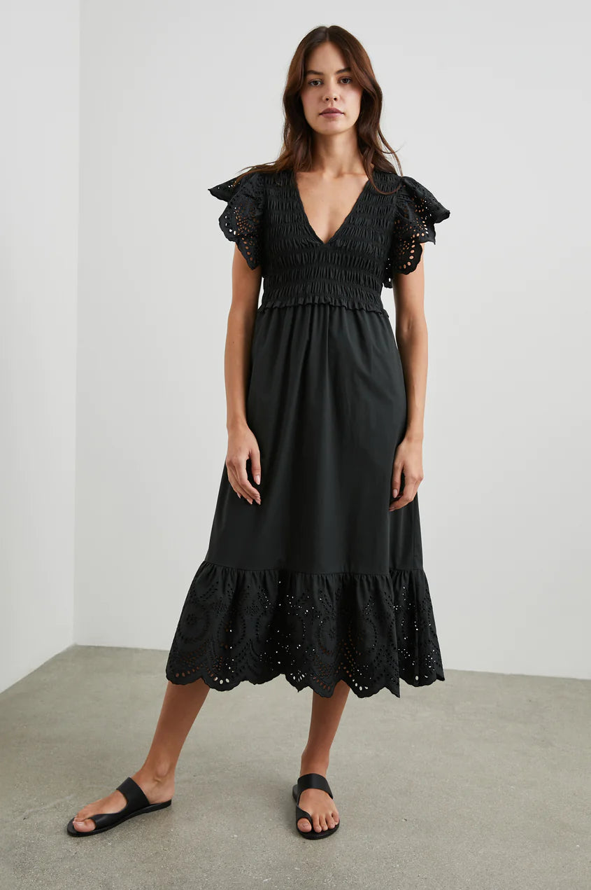 Clementine - Black Eyelet