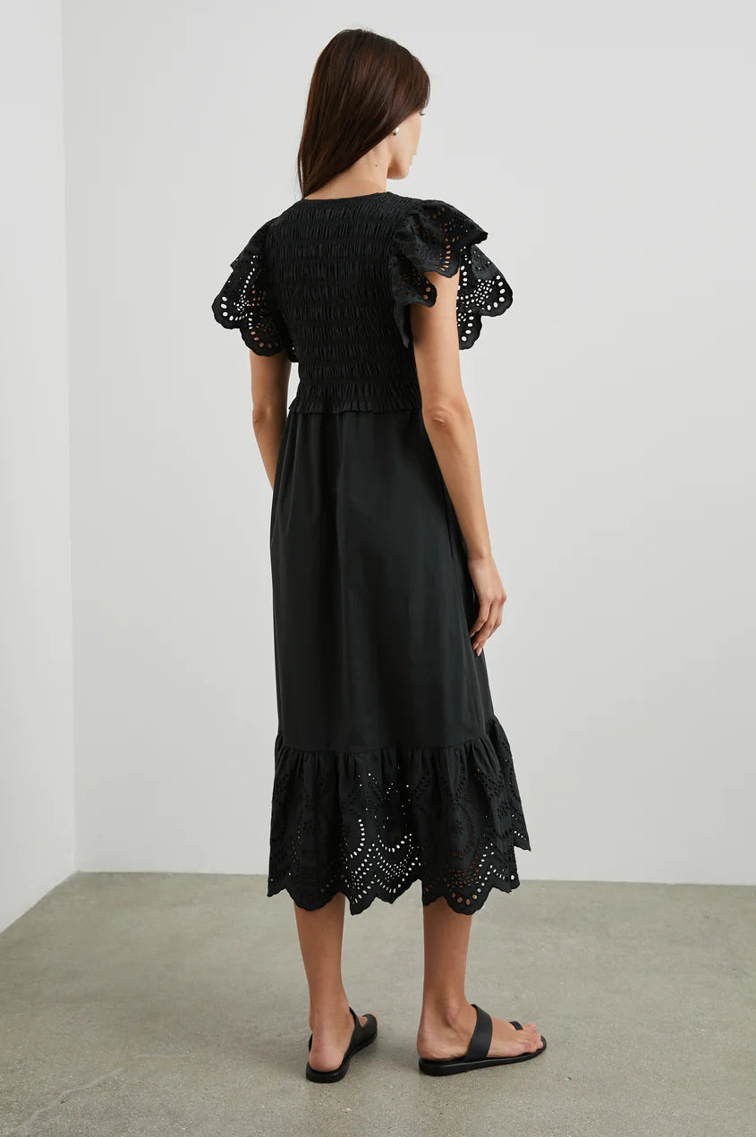 Clementine - Black Eyelet