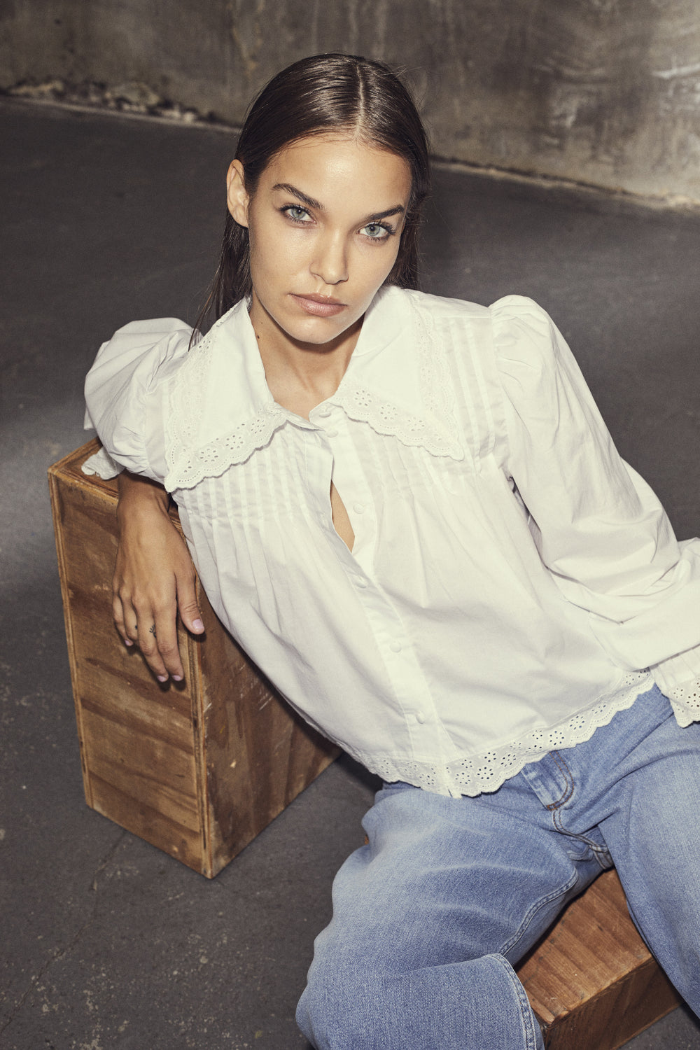 PrimaCC Anglaise Shirt - White