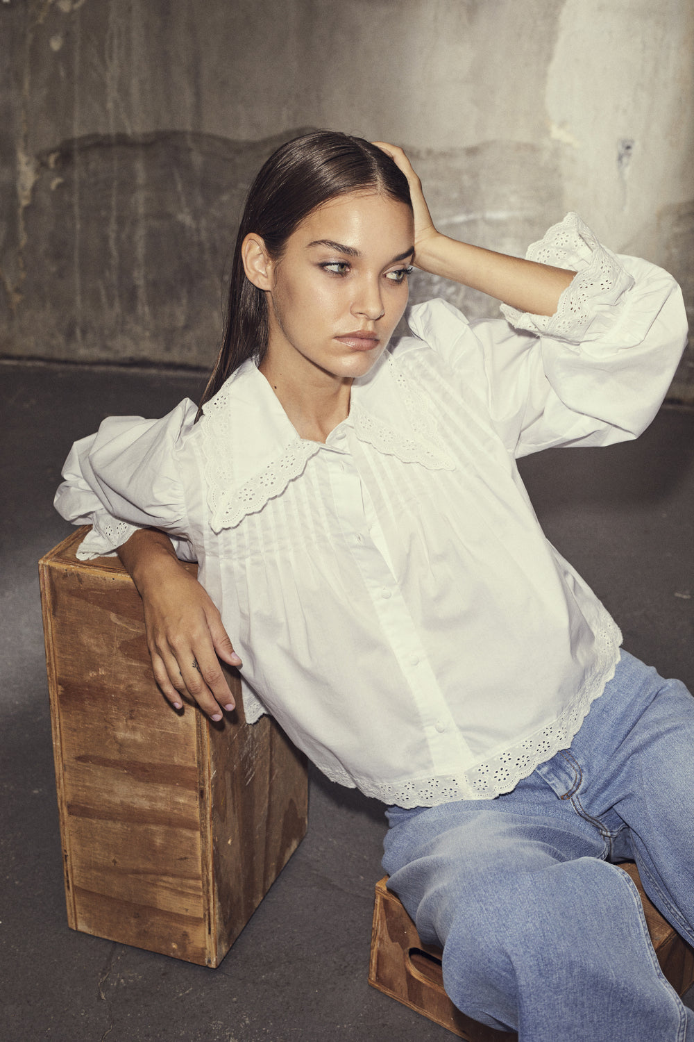PrimaCC Anglaise Shirt - White