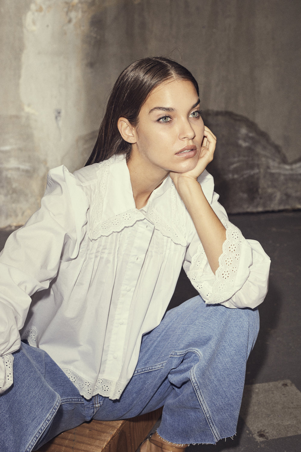 PrimaCC Anglaise Shirt - White