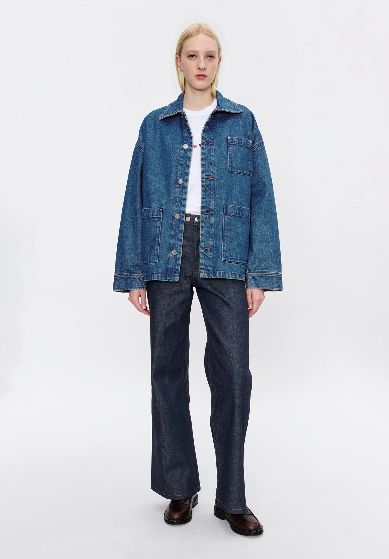 The Denim Unisex Jacket - Washed Indigo