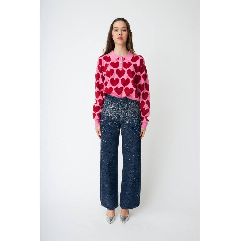 Lovemy Pullover - Pink Hearts