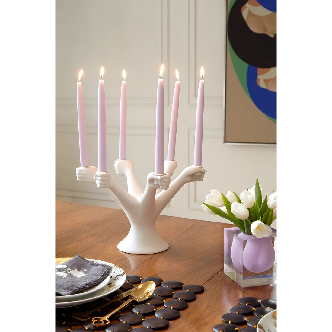 Eve Candelabra - Vit