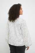 Karro Blouse - Yellow Branch Print