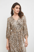 Bianca Sequin Dress - Champagne