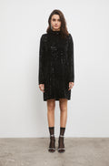 Club Sequin Dress - Svart