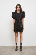 Jackson Sequin Skirt - Black