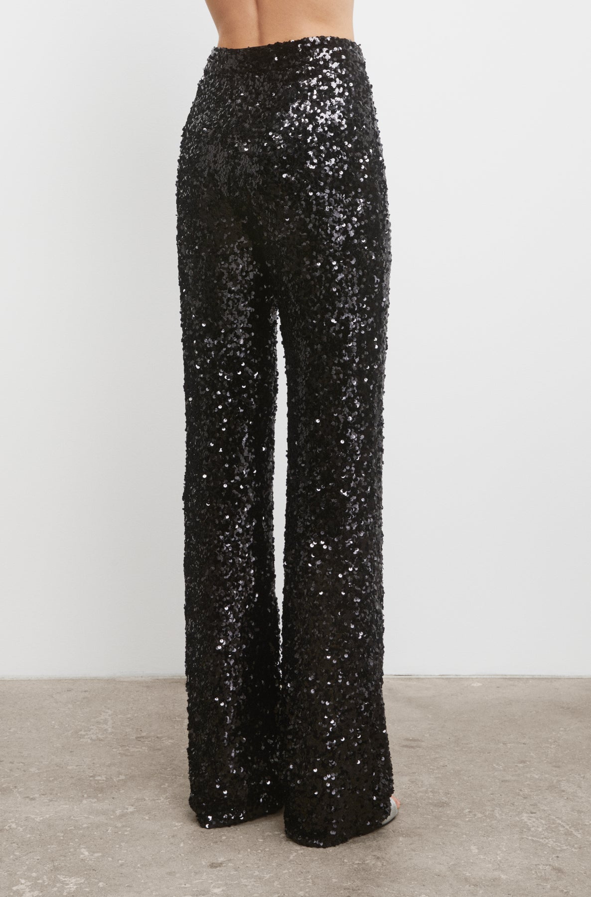 Dali Sequin Trouser - Black